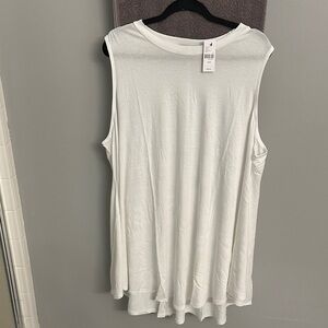 Lane Bryant Soft White Tank Top
